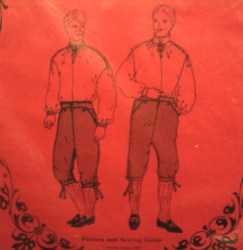 873 OLD CTRY MR NORDIC PEASANT SHIRT, KNICKERS PATTERN WST 32-42